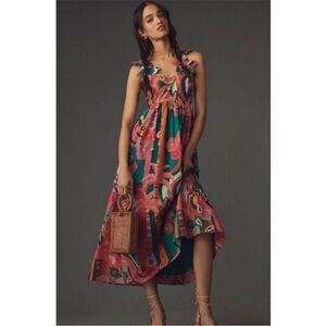 FARM Rio Vibrant Floral Mini Dress Petite XS